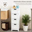 Armoire de rangement autoportante 4 tiroirs blanc