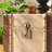 Artificial Leather Brown Small  Accent Trunk