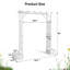 Tonnelle en bois massif l 82 po x P 63 po -126540587