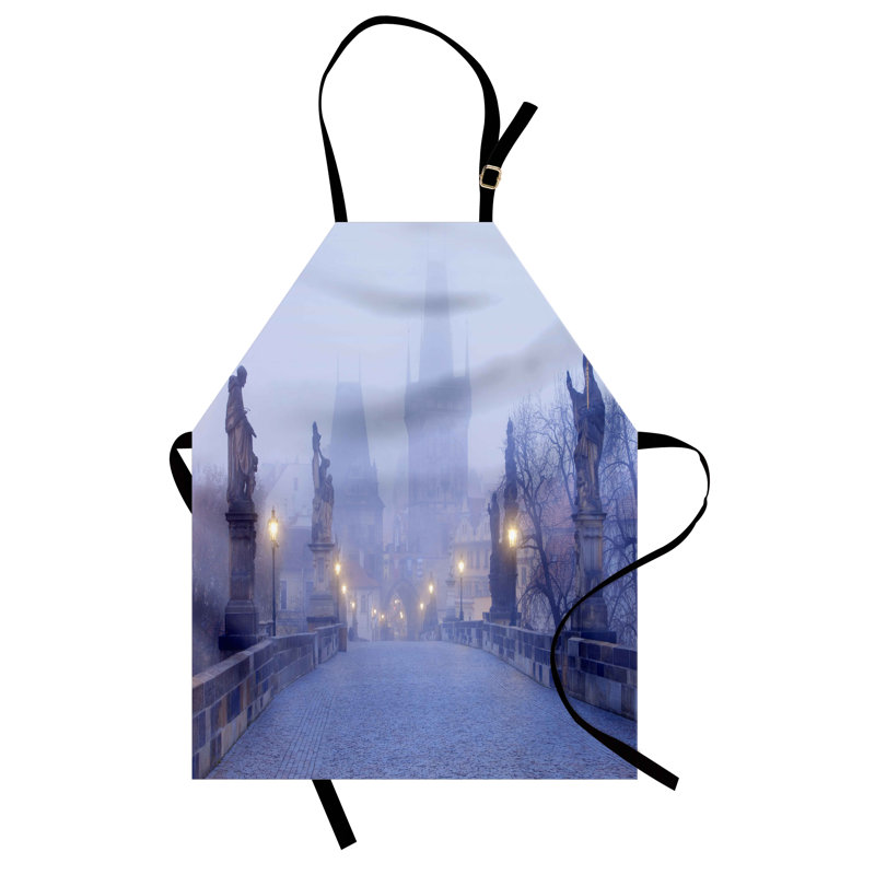 No Pattern Bib Apron