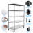 7500Lbs Heavy Duty Adjustable Storage Rack Metal Shelf Wire Shelving Unit With Wheels & Shelf Liners-493882997-493882998