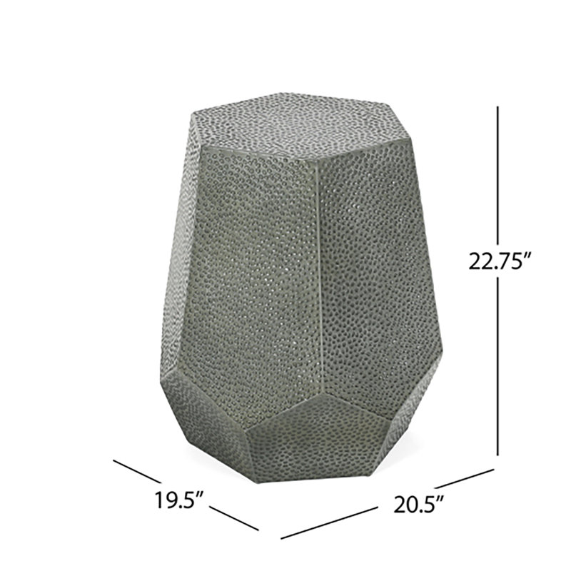 Table basse Daljeet, Argent