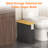 Toilet Paper Storage, Bamboo Toilet Paper Basket With Lid And Handle, Free Standing Toilet Paper Holder Stand, Bathroom Organizer Cabinet Container Accessories-689221797-689221794