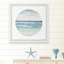 Reproduction d’art sur papier encadrée « relaxation beach »-1352924958