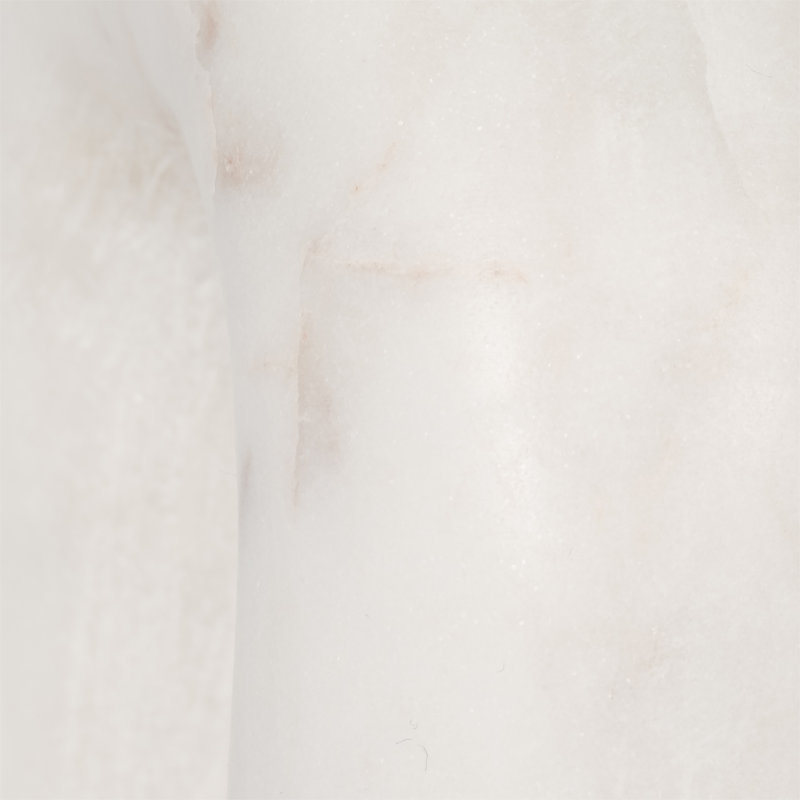 Rounded Horseshoe Marble Sculpture, 6" H x 5" W x 2" D