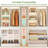 112" FT Closet Organizer System With Drawers And Shelves-846109942-849045180