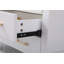 Ensemble de meuble-lavabo autoportant moderne gris 30 po avec lavabo vasque carré en céramique et plateau en pierre matte-1423876025
