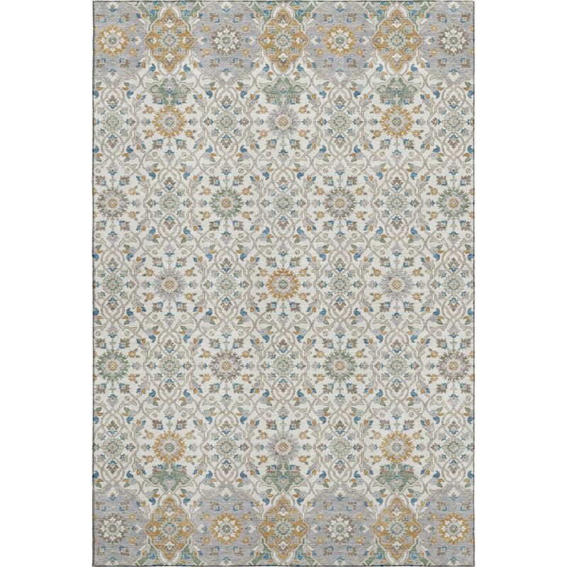 Tapis Premium lavable à la machine Mayfield AMF2199, Ivoire ivoire, 2 pi 6 po x 3 pi 10 po