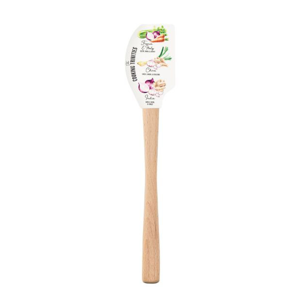 Spatulart® Cooking Trinities  Wood Handled Spatula