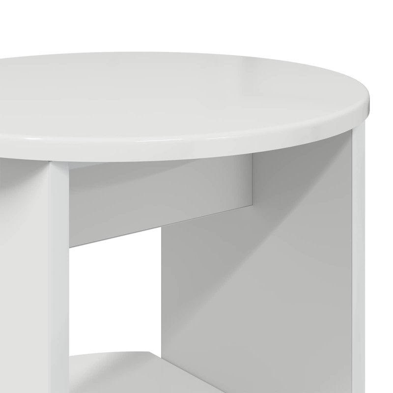40cm W Bookcase, (3 Shelves) 100cm. H x 40cm. W x 40cm. D, High Gloss White