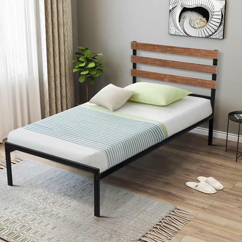 Lorelei Metal Slat Bed, Twin