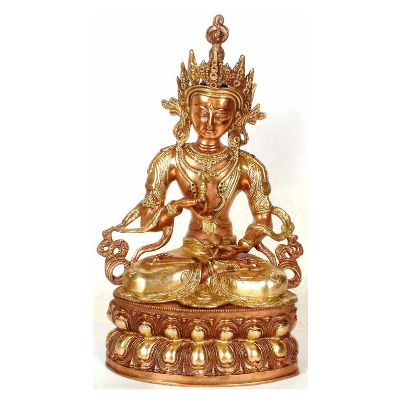 Divinité bouddhiste tibétaine Vajrasattva - Le prêtre divin