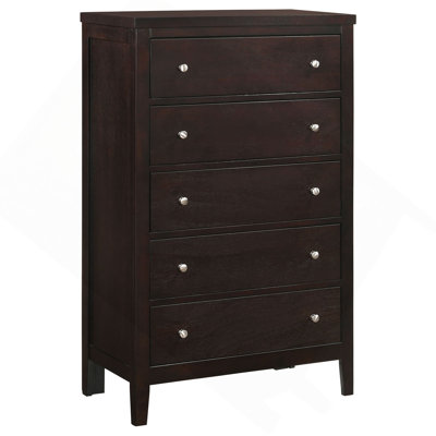 Payton Warm Brown 5-Drawer Chest