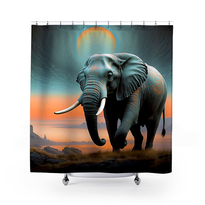 Rideau de douche Echo Elephant