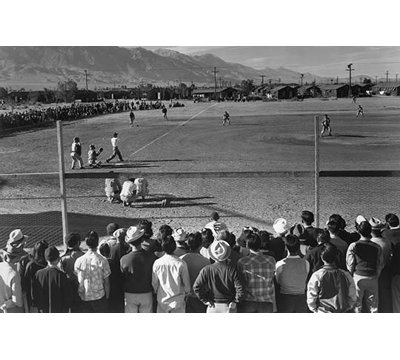 " Baseball Game " by Ansel Adams