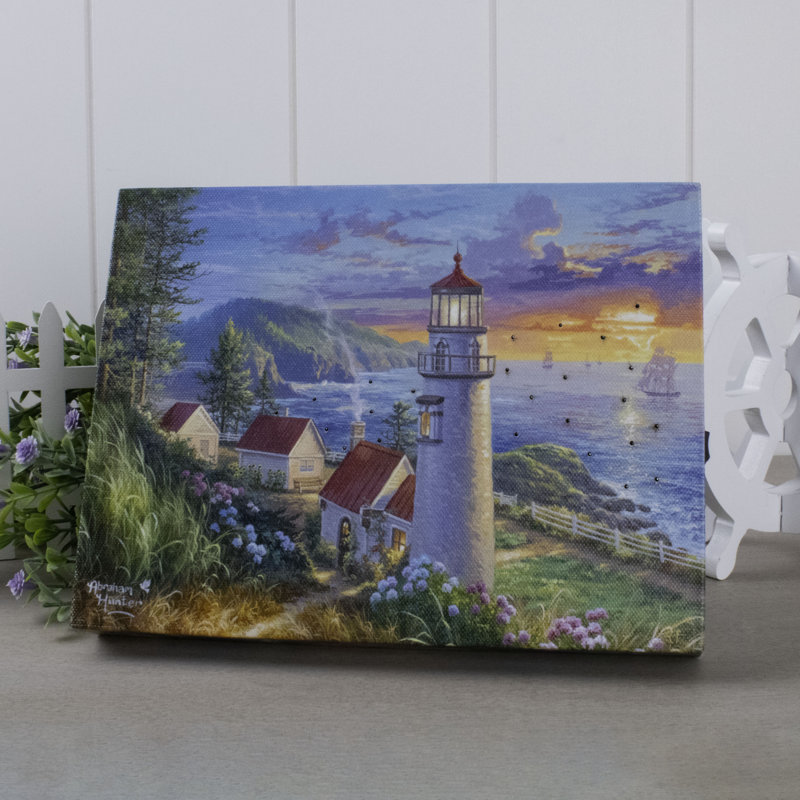 Evening Watch 8X6 Lighted Tabletop Canvas