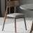 Simple solid wood round dining table sets-104071381