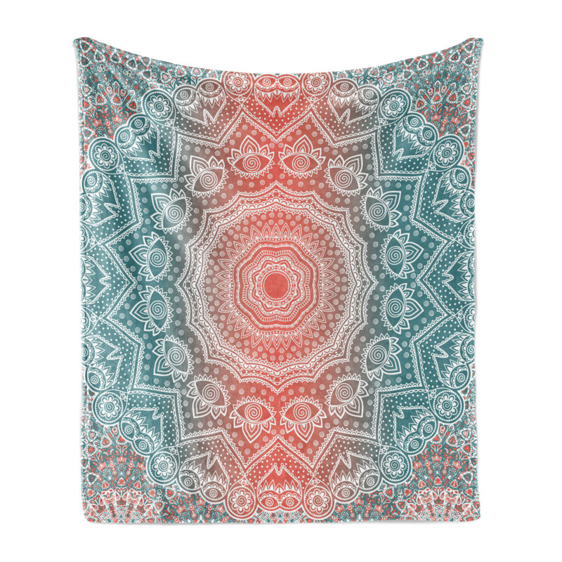 Hand Woven Throw Blanket, 50" x 70"