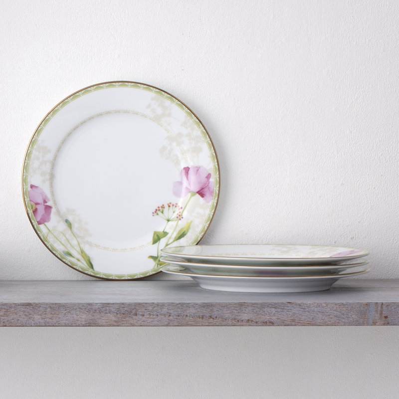 Noritake Poppy Place Salad Plates, 8-1/4"