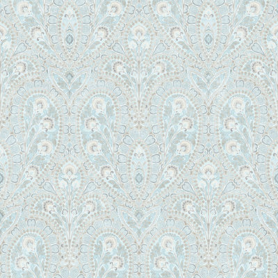 Garretson Ornamental Paisley 10.05m x 53cm Wallpaper Roll