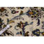 Tapis unique en laine noué à la main ivoire 6 pi 6 po x 10 pi 1 po années 1970