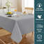 Les nappes de qualité supérieure en lin texturé sont imperméables et résistantes aux éclaboussures pour la nappe du buffet de salle à manger.-1636093797-1636093799