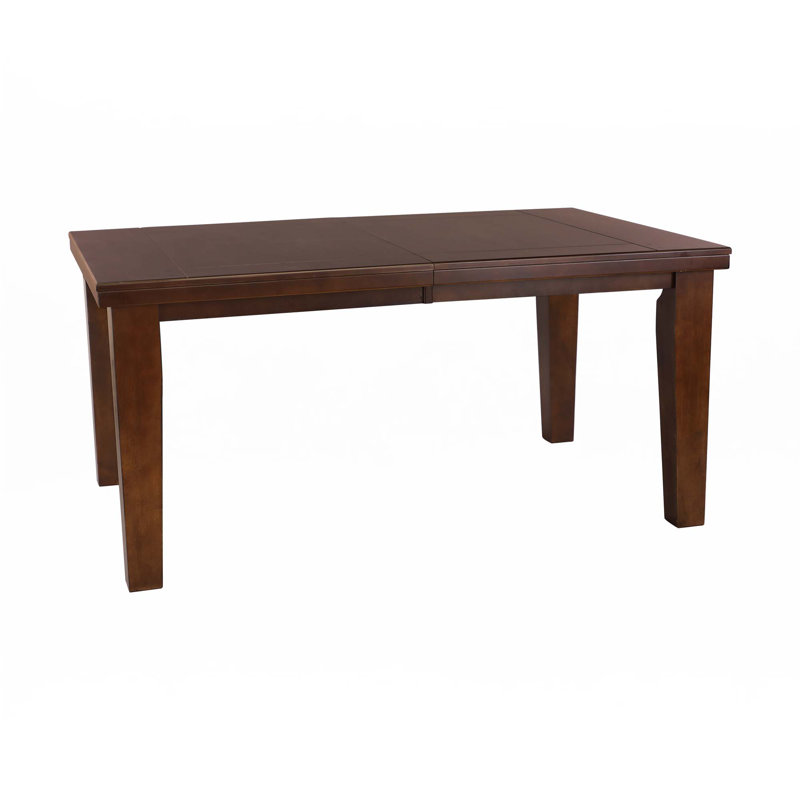 Table de salle à manger rectangulaire 1Pc avec rallonge autoportante (table seulement)