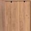 Armoire à chaussures multifonctionnelle avec banc et compartiment de rangement 7 + 3
