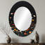 Miroir mural orange traditionnel orange-1316149923