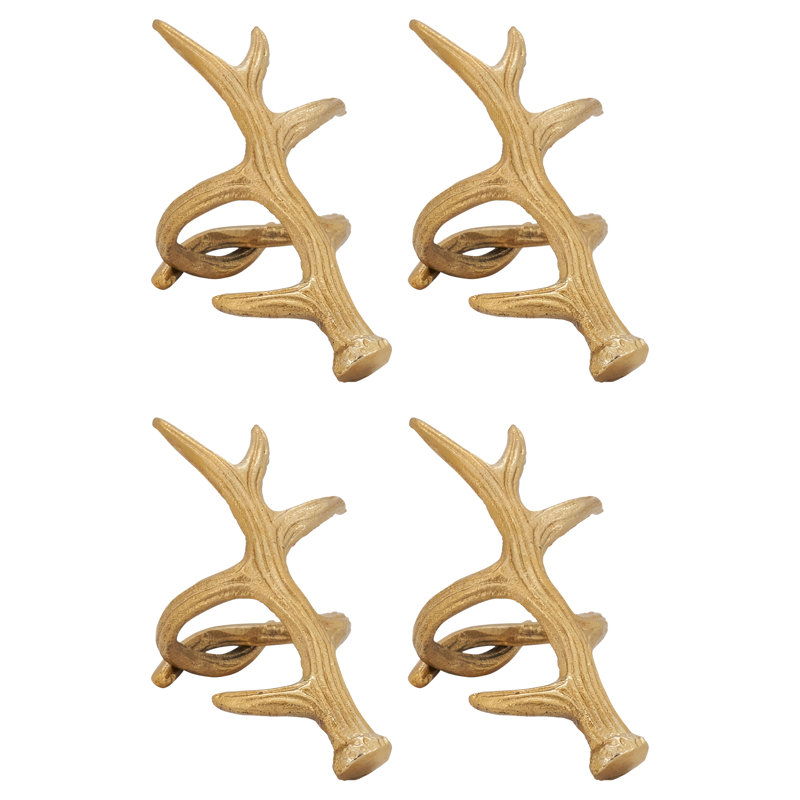 Rond de serviette Antler, Or