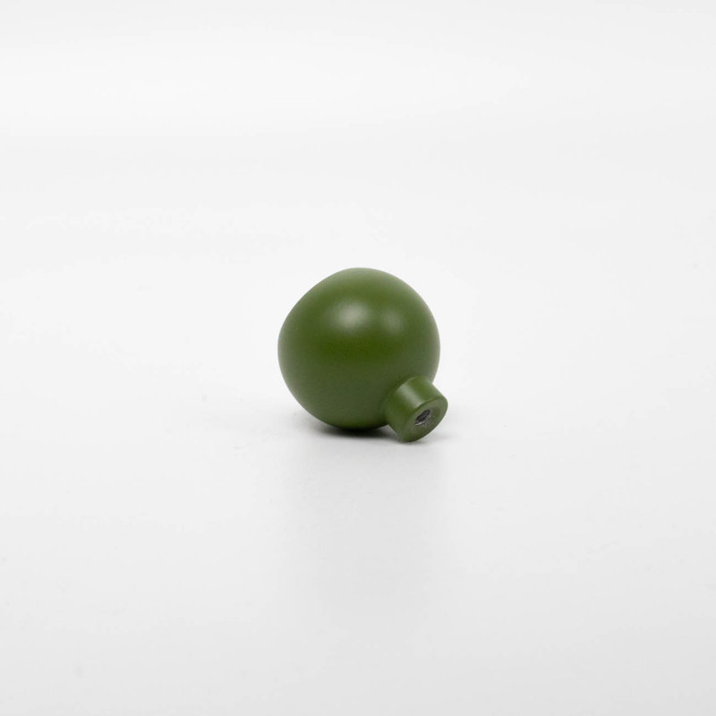ROUS Hardware Mid Century Modern Sphere Knob, Olive (Green)