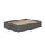 Base de lit plateforme grand format avec quatre tiroirs et rangement pour le pied de lit, tête de lit non incluse-694331036