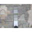 8'x9'8" Nickel Gray Afghan Angora Oushak Leaf Motif Hand Knotted Wool Rug 52AC8024B4784DD1A62662577909D510