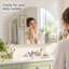 Arched Wall-Mounted Bathroom Mirror Cabinet with Shelves-738063467