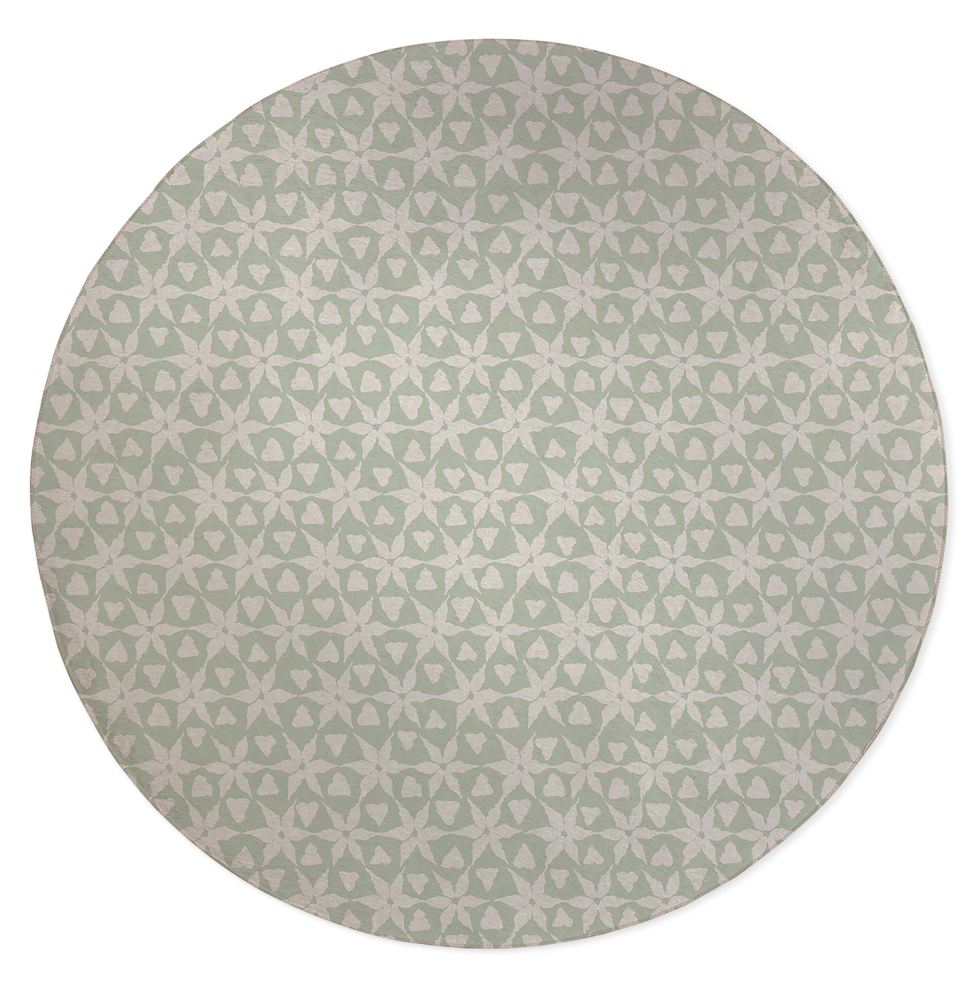 KAVKA DESIGNS Bula Low Pile Carpet Straight Round Chair Mat | Wayfair