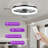 20'' Modern Flush Mount Ceiling Fan With Dimmable Lights And Remote Control 6-Speed Timer Noiseless Dc Motor For Medium Bedroom (Set Of 2)