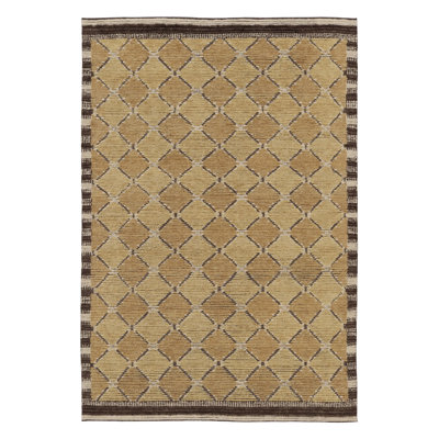 Scandinavian One-of-a-Kind 6'0X9'0 Hand Knotted Area Rug