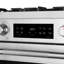 Cosmo Stellar Collection Cuisinière à gaz, 6 brûleurs, four à convection, grilles en fonte, acier inoxydable
