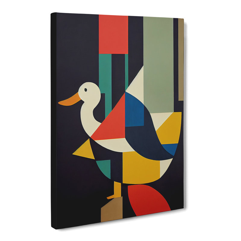 Millheim Duck Abstract Vol.5 - Wrapped Canvas, 50cm H x 35cm W x 3cm D