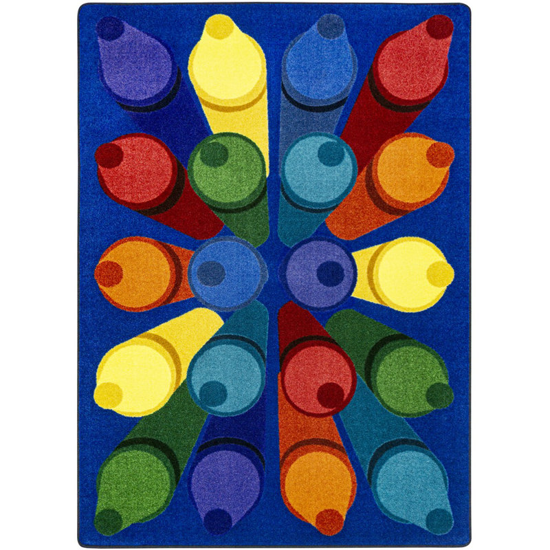 Tapis coloré Kid Essentials, Rectangle 5 pi 4 po x 7 pi 8 po