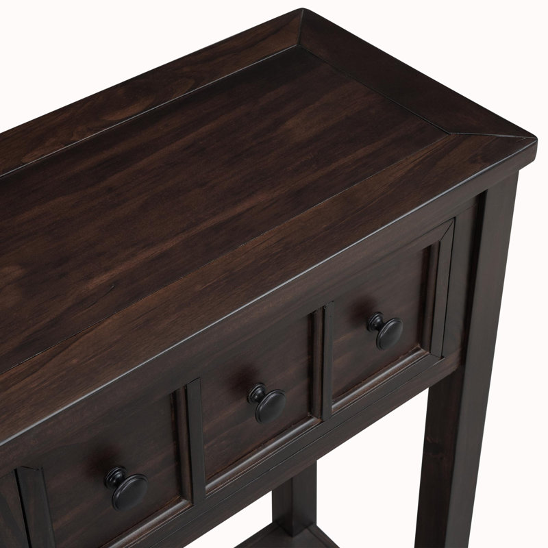 Console de 60 po, gris délavé, Espresso