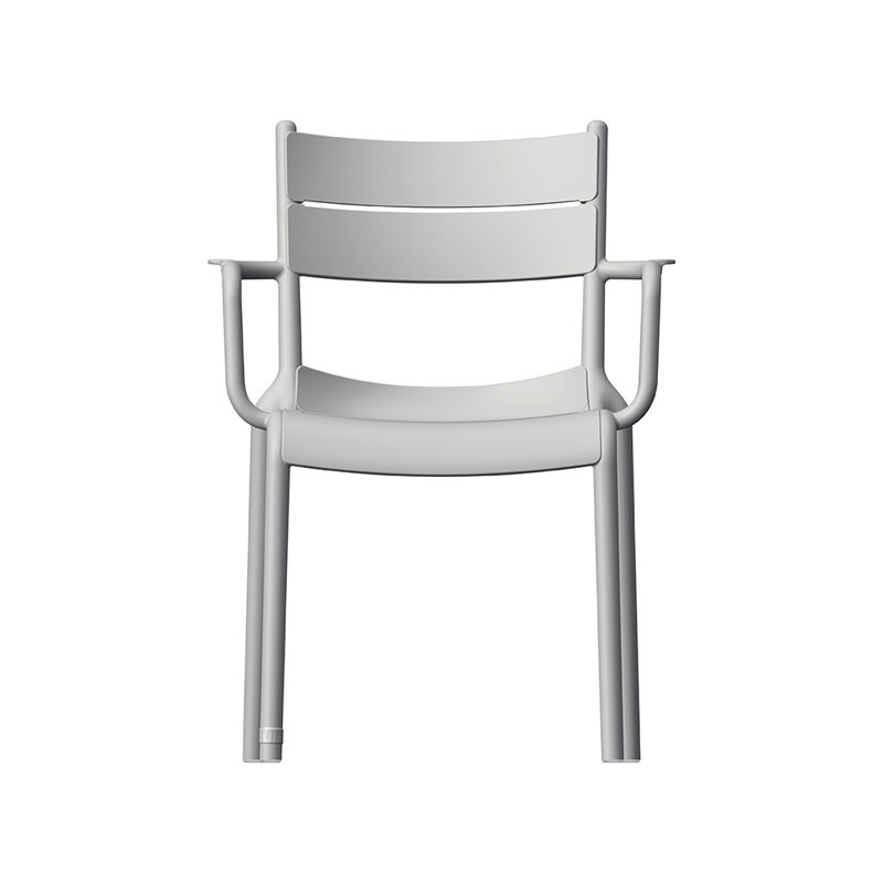Loar Stackable Armchair, Light Gray