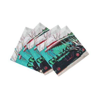Nine Iron Cotton Sateen Cocktail Napkins