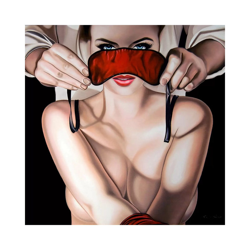 «Love Is Blind», H 12 po x l 12 po x P 0,75 po