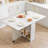 Mccorkle Foldable Kitchen Table Drop Leaf Dining Table-55837138