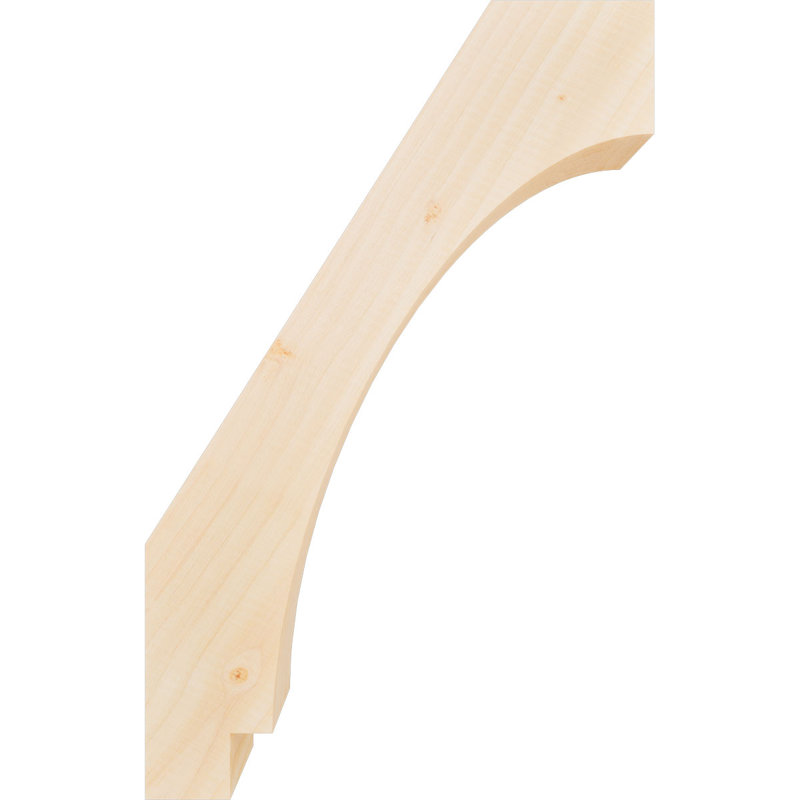 Attelle impériale du genou, Sapin de Douglas, H 22 po x l 3,5 po x P 14 po, Lisse