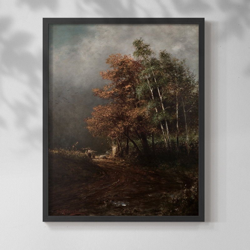 " Vintage Landscape CLI " on Paper, Black