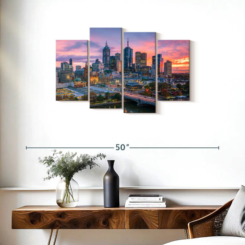 Siréci, crépuscule de Melbourne, H 22 po x l 36 po