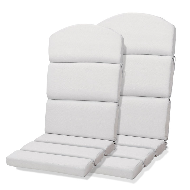 Aoodor Adirondack Chair Cushions, Light Gray