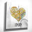 «I Love London Map», reproduction d'impression sur toile-21907258